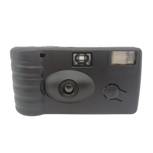 35mm Film Camera with Flash Single Use Disposable Cameras-Black