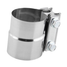 2" Butt Joint Exhaust Clamp Muffler Hardware Exhaust Pipes Tips Downpi