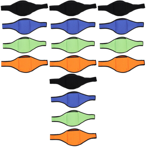 16Pcs Black Microphone Waist Belts Durable Mic Pouches for Fitness Use 2