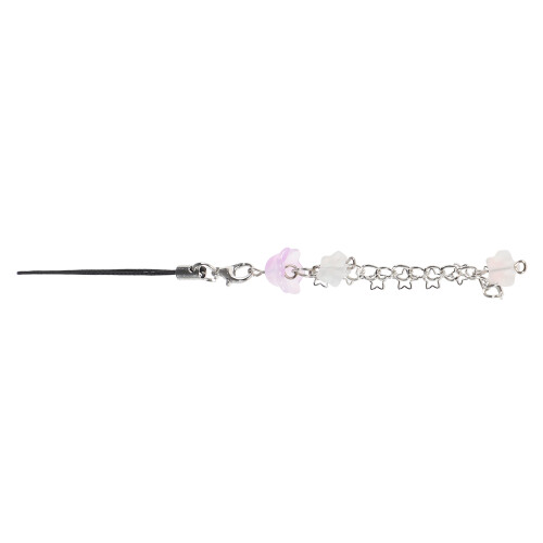 4Pcs Durable Purple Glass Phone Charm Strap for Purse Backpack 1