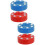4Pcs High-Strength PP Hockey Training Pucks Assorted Colors Durable 9