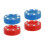 4Pcs High-Strength PP Hockey Training Pucks Assorted Colors Durable 6
