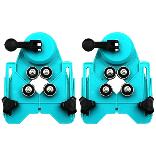2Pcs Multi-Color Glass Hole Drill Locator for Tiles and Ceramic Use 1