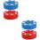 4Pcs High-Strength PP Hockey Training Pucks Assorted Colors Durable 8