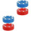 4Pcs High-Strength PP Hockey Training Pucks Assorted Colors Durable 5