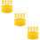 30Pcs Plastic Bee Rearing Cell Boxes Yellow Beekeeping Tools Set 11