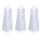 3Pcs Grey Cotton Nursing Cover Multi-Functional Breastfeeding Scarf 4