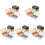 25Pcs Mini Tin Box with Rice Grain Buckle Closure 2