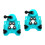 2Pcs Multi-Color Glass Hole Drill Locator for Tiles and Ceramic Use 4