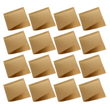 300Pcs Khaki Disposable Triangle Kraft Paper Oil-Proof Food Wrap