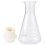 3Pcs Clear Glass Erlenmeyer Flasks with Cork for Chemistry Experiments 7