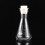 3Pcs Clear Glass Erlenmeyer Flasks with Cork for Chemistry Experiments 9