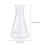 3Pcs Clear Glass Erlenmeyer Flasks with Cork for Chemistry Experiments 2
