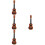 4St Mini Kindergitaar Speelgoed Realistisch Draagbaar Ukulele 9