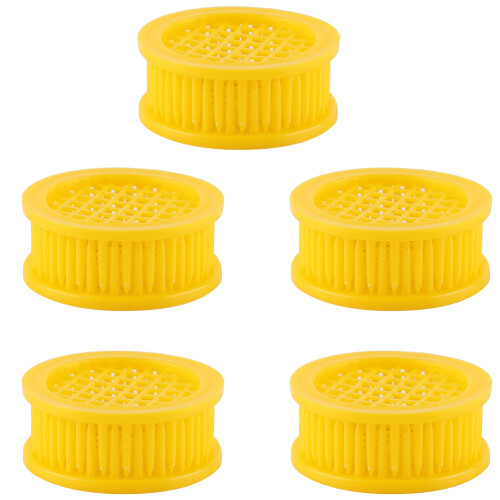 30Pcs Plastic Bee Rearing Cell Boxes Yellow Beekeeping Tools Set 2