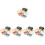 25Pcs Mini Tin Box with Rice Grain Buckle Closure 5