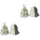 4Pcs Portable Thick Sauna Hats Felt Bath Hats for Relaxing Sessions 3