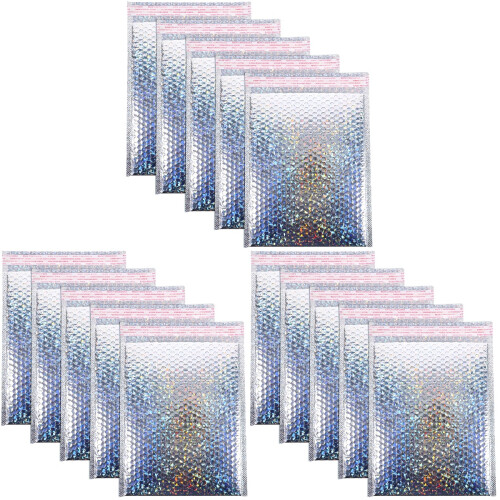 15Pcs Self-Adhesive Bubble Mailers Durable Shipping Bags 2
