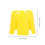 400Pcs Small Yellow Plaster Mixing 10