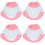 4Pcs Adjustable Breathable Cat Recovery Collar Cone Soft Mesh Pet Cone 7