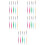 5Sets Double Head Nail Art Brush Pens Assorted Colors 8