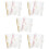 10Pcs Notebook Covers with 6-Ring Binder Shell for Office 8