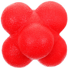 4Pcs Red Tpr Reaction Training Balls for Agility & Goalkeeper Practice