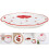 3Pcs Multi Ceramic Plates Elegant Dessert Fruit Tray for Home Use 9