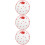 3Pcs Multi Ceramic Plates Elegant Dessert Fruit Tray for Home Use 7