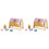2Sets Multi Wood Plaything Shape Sorting Box Kids Sensory Learning Toy 4