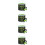 4Sets Foldable Fishing Buckets Multi-Color Portable Live Fish Storage 10