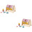 2Sets Multi Wood Plaything Shape Sorting Box Kids Sensory Learning Toy 8