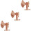 3Pcs Brown Hatchet Cover Durable Protective Sleeve with Snap 7
