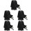 5Sets 2024 Kids Graduation Robe and Cap Set Black Knitted Material 7