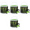 4Sets Foldable Fishing Buckets Multi-Color Portable Live Fish Storage 5