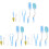 3Sets Nylon Babyfles Rietjes Met Schoonmaakborstel Set 3
