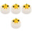 4St Realistisch Decor Wit PVC Decoratie Model 4