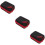 3St Draagbare Eva Opbergcase Voor Golf Rangefinder Zwart 11
