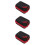 3St Draagbare Eva Opbergcase Voor Golf Rangefinder Zwart 10