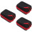 3St Draagbare Eva Opbergcase Voor Golf Rangefinder Zwart 8