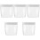 5Pcs Clear Plastic Dome Display Boxes for Model Toy Figurine Storage 4