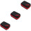 3St Draagbare Eva Opbergcase Voor Golf Rangefinder Zwart 7