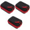 3St Draagbare Eva Opbergcase Voor Golf Rangefinder Zwart 5