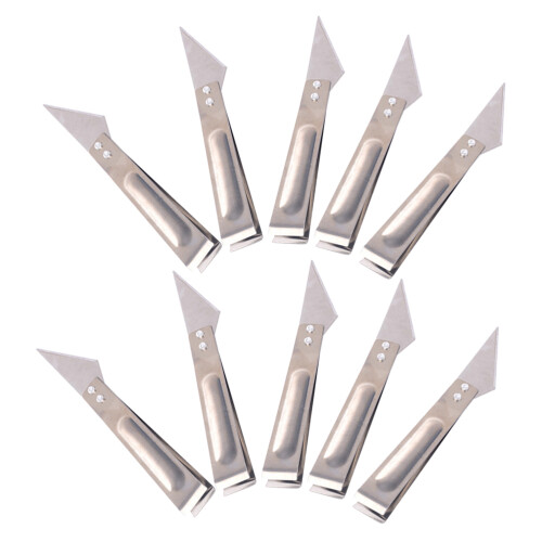 50Pièces Pinces À Métal Argentées Multi-Usage Pour Cuisine 2