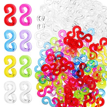 2St Lichtgewicht Plastic Bracelet Clips Voor Rubber Band Armband Kit