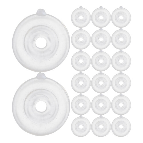 500Pièces Stop Matériel ABS Transparent Usage Facile