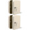 2St White Key Organizer Wandmontage Met Slotsysteem 5