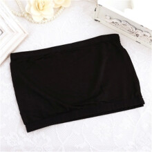 2St Zwarte Tube No Pad Bandeau Top, Perfect Onder Zomerkleding