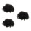 3St Cosplay Pruik Zwart Krullend Synthetisch Voor 6