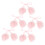 20Pièces Mini Pompons Roses Doux Pour Accessoires DIY 2